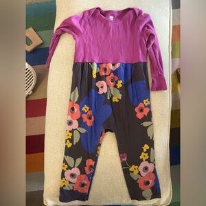 tea collection floral romper 18-24